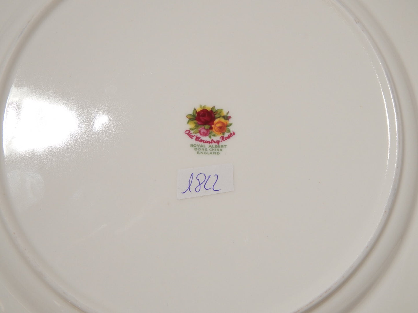 PORCELLANA ROYAL ALBERT OLD COUNTRY ROSES SERVIZIO 6 PIATTI PIANI 26 CM