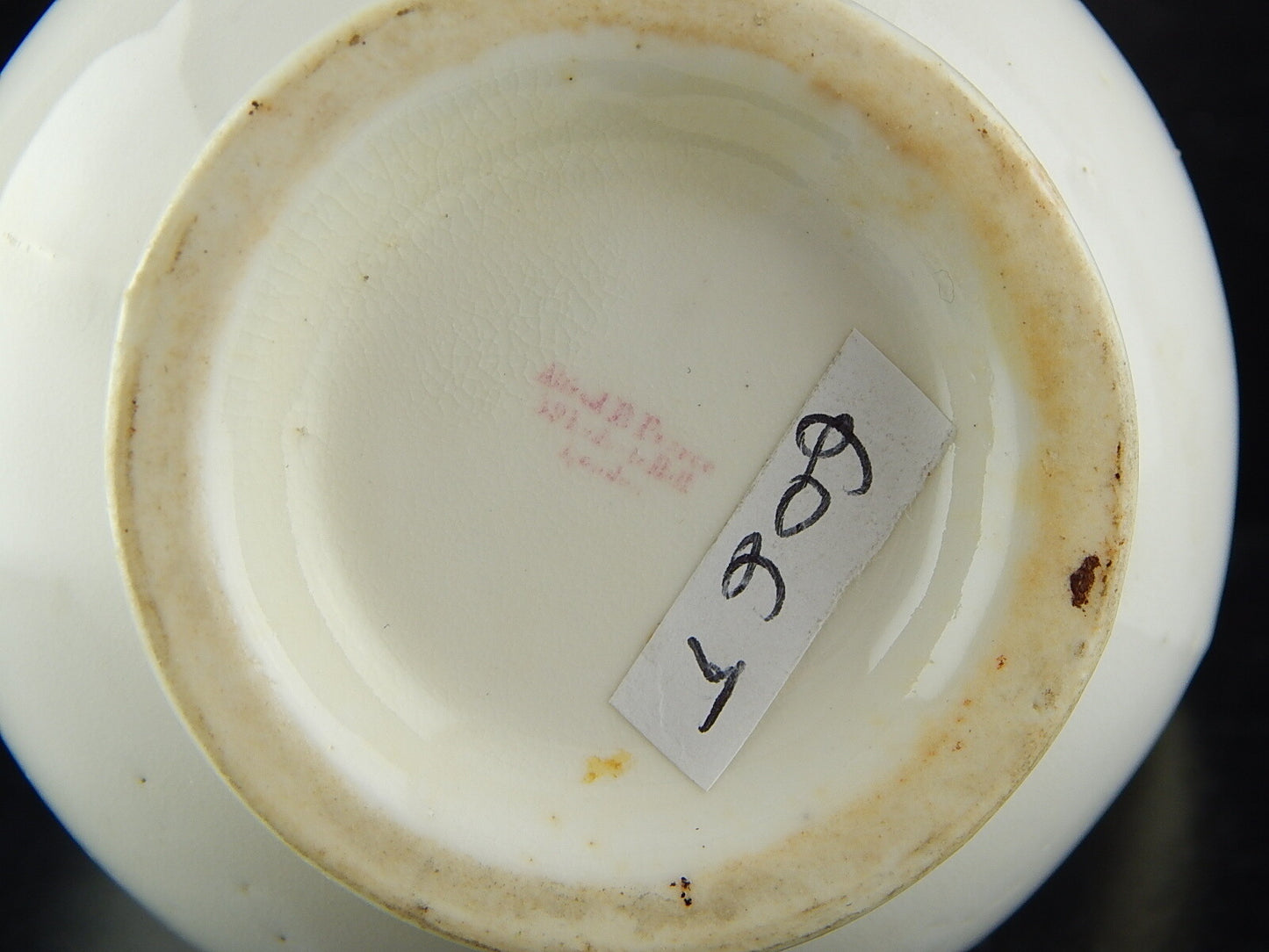 ANTICA LATTIERA ALFRED B PEARCE RETAILER LONDON PORCELLANA INGLESE AESTHETIC