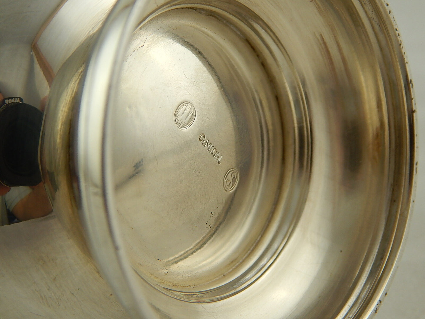PREZIOSO SPARGI ZUCCHERO PUNZONE ARGENTO 925 ANNI '30 SOLID SILVER SUGAR SHAKER