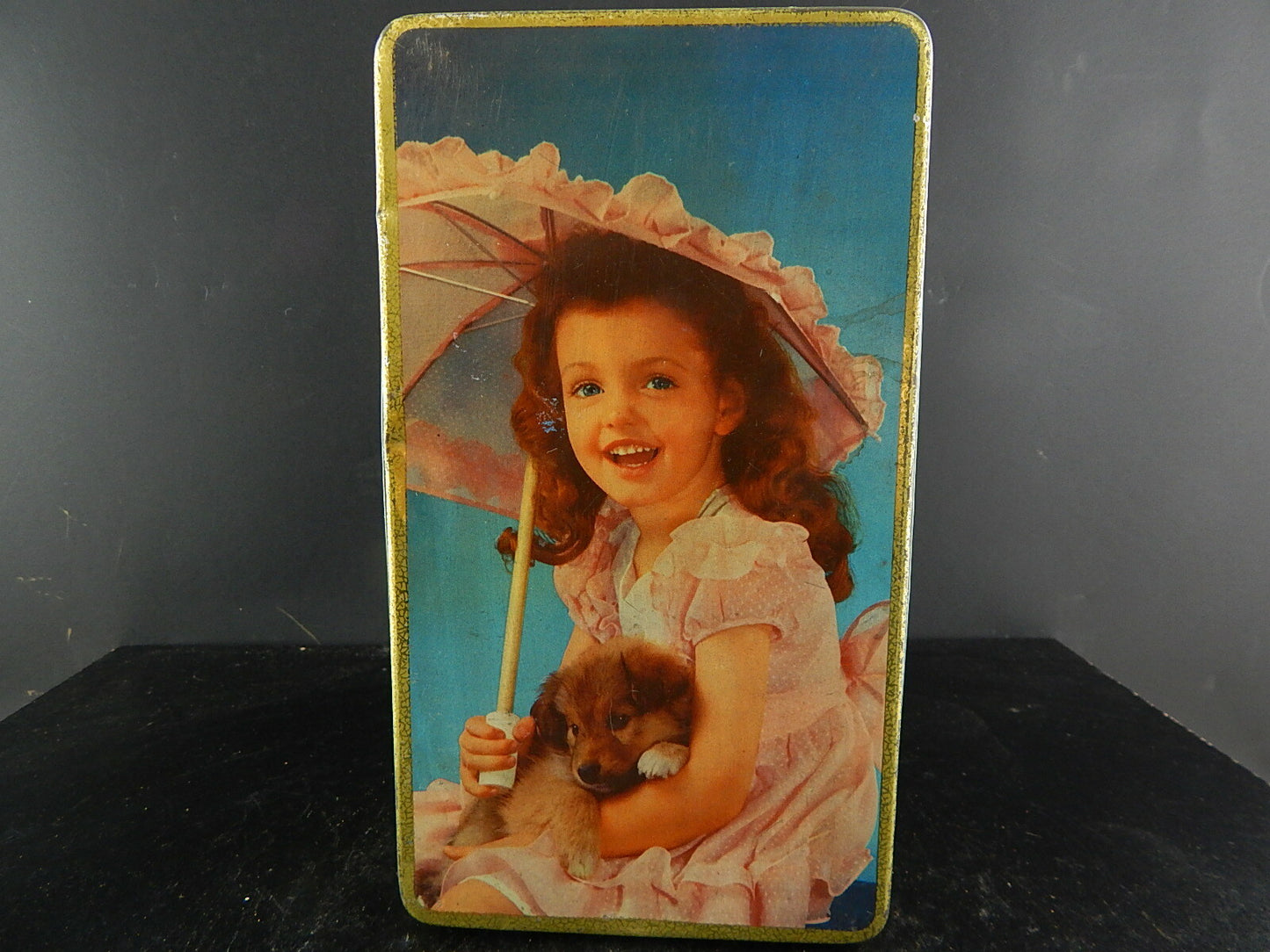 PUBBLICITARIO VINTAGE SCATOLA LATTA BISCOTTI WAMAR TORINO COLLEZIONE