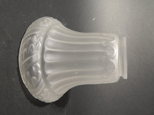 ANTICO LIBERTY TULIP PARALUME IN VETRO SATINATO PER APPLIQUE O LAMPADA