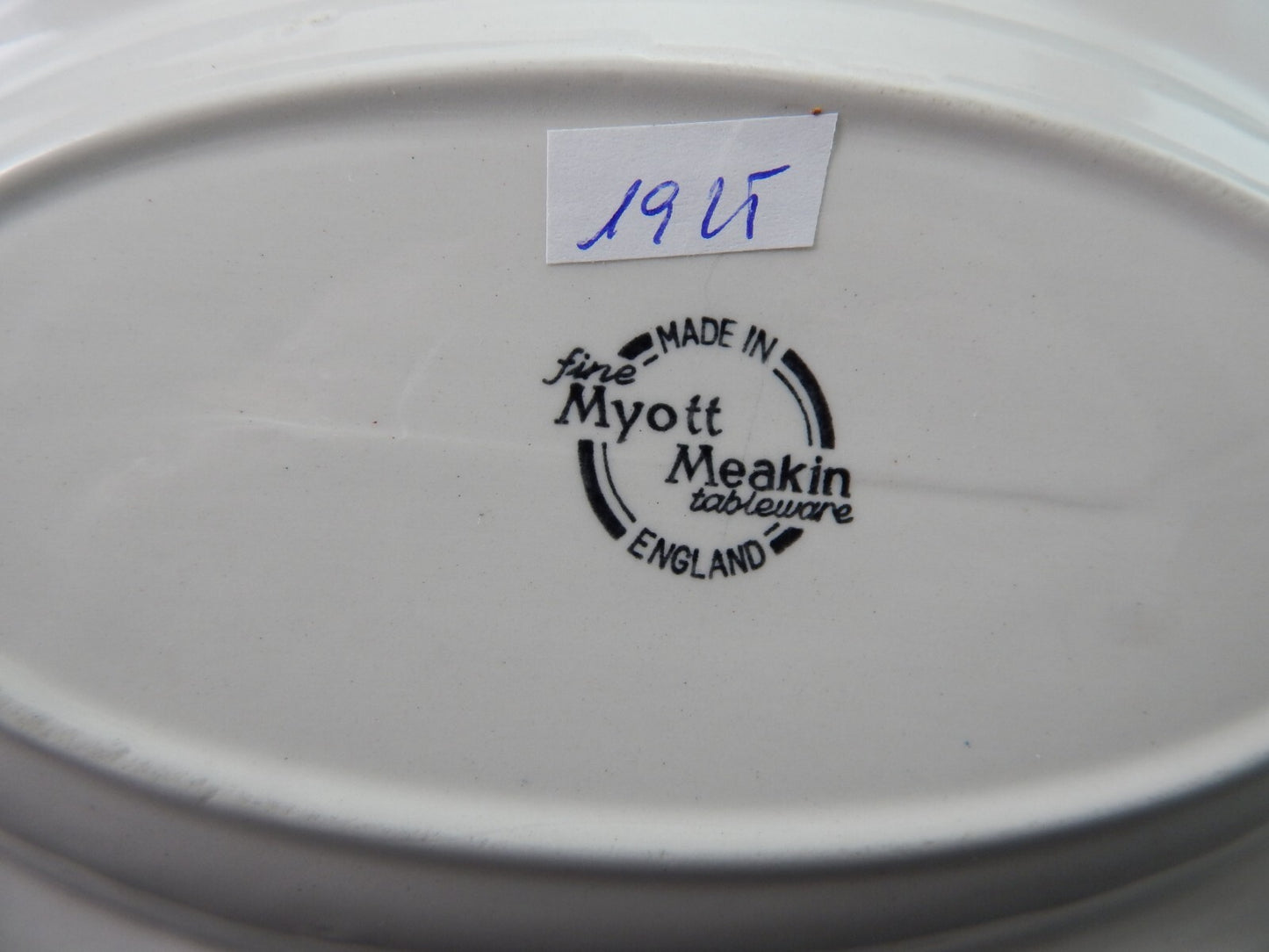 VINTAGE CERAMICA RAVIERA VASSOIO THE HUNTER MYOTT POTTERY ENGLAND IL CACCIATORE