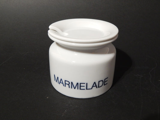 VINTAGE PORCELLANA BIANCA VASO PORTA MARMELLATA DESIGNER OLE PALSBY ERIK MANGOR