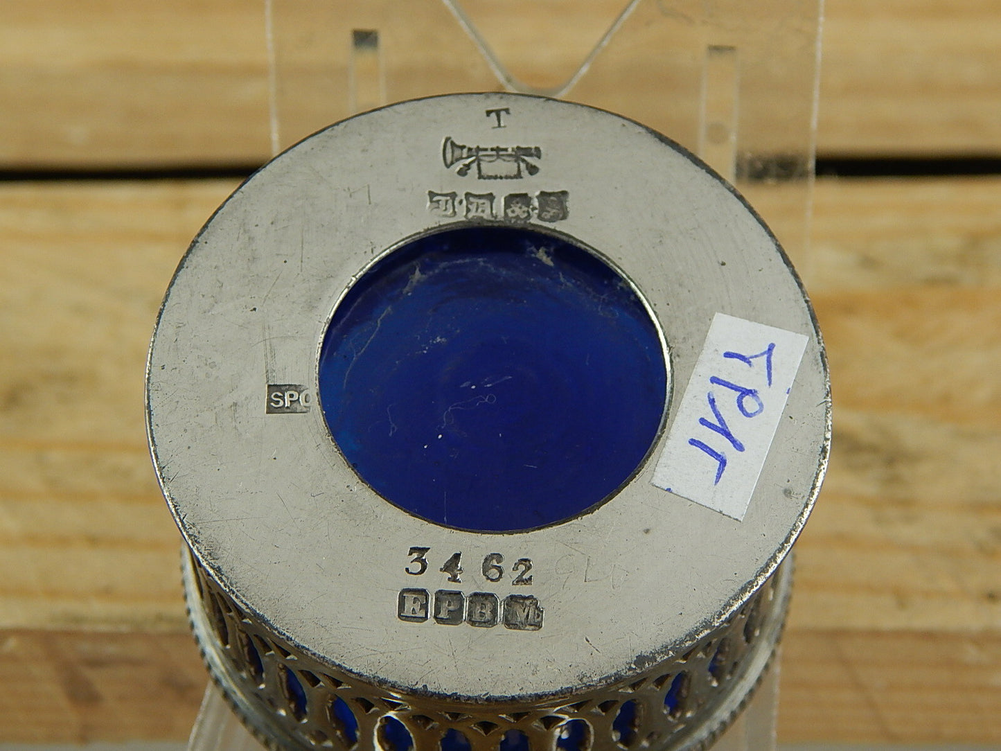 ANTICA SALIERA PORTA SALE JAMES DIXON & SONS MADE ENGLAND SHEFFIELD SILVER PLATE