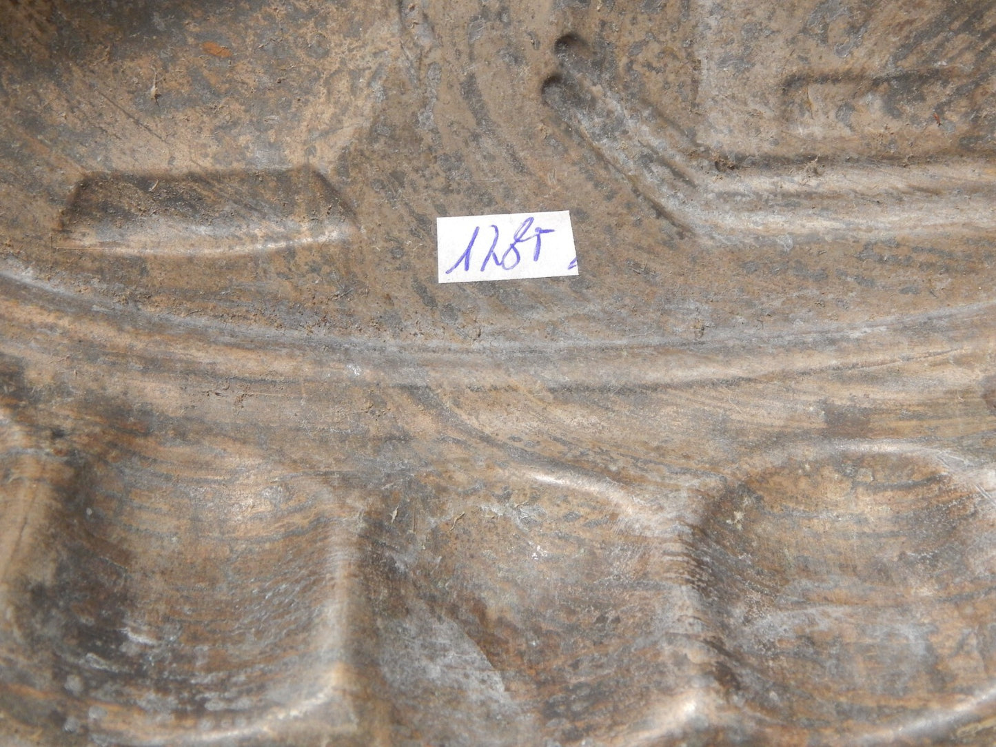 VINTAGE CUCINA FORMELLA STAMPO OVALE RAME PRIMA META' 900 CM 31