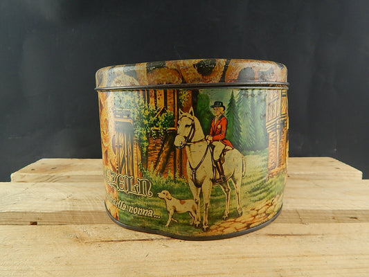 PUBBLICITARIO ANTICA SCATOLA LATTA DORIA BREZELN IL BISCOTTO DELLA NONNA