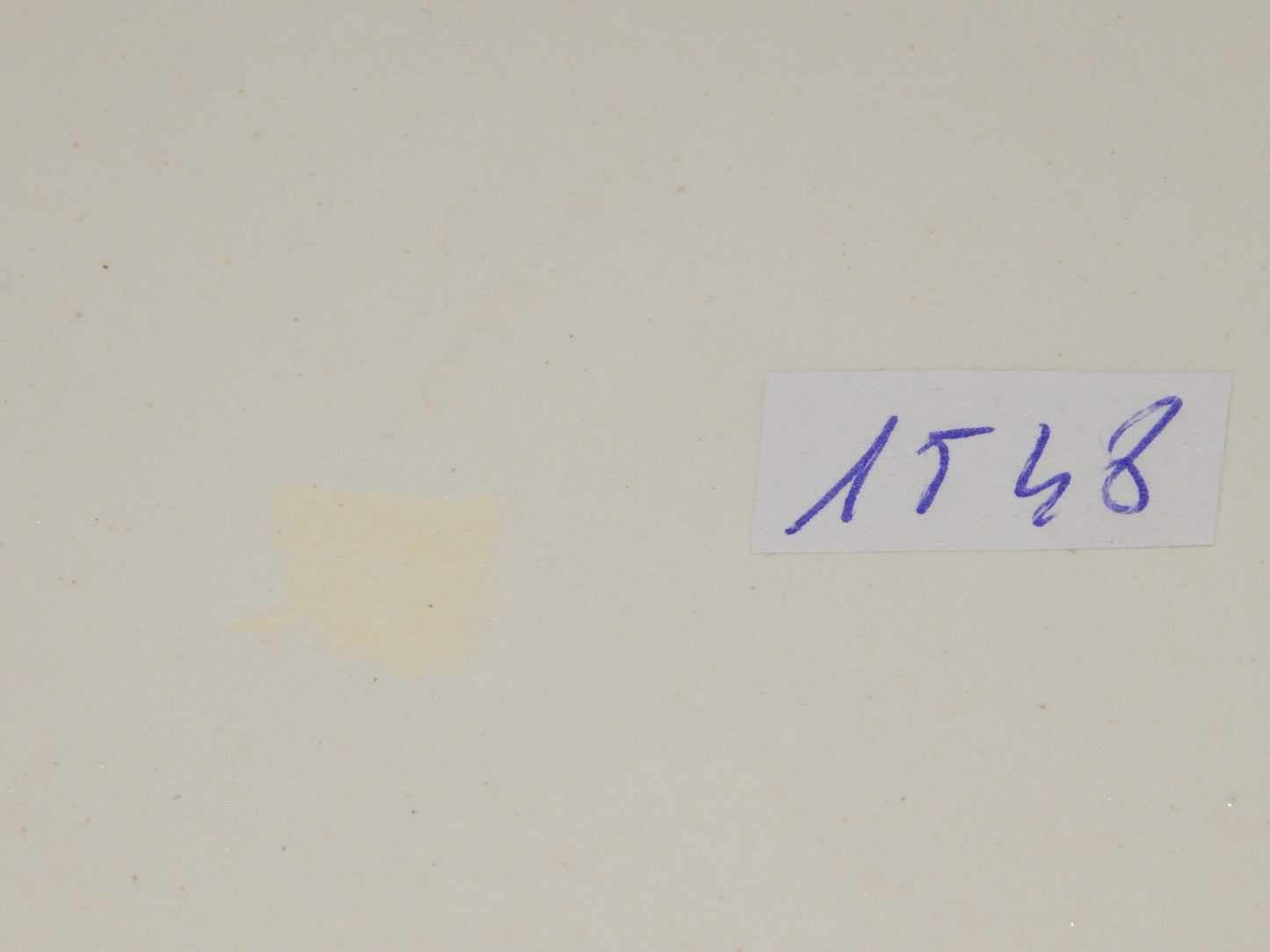 ANTICA MARESCIALLA VASSOIO CERAMICA RICHARD MILANO SECONDA META' 800 BIANCO BLU