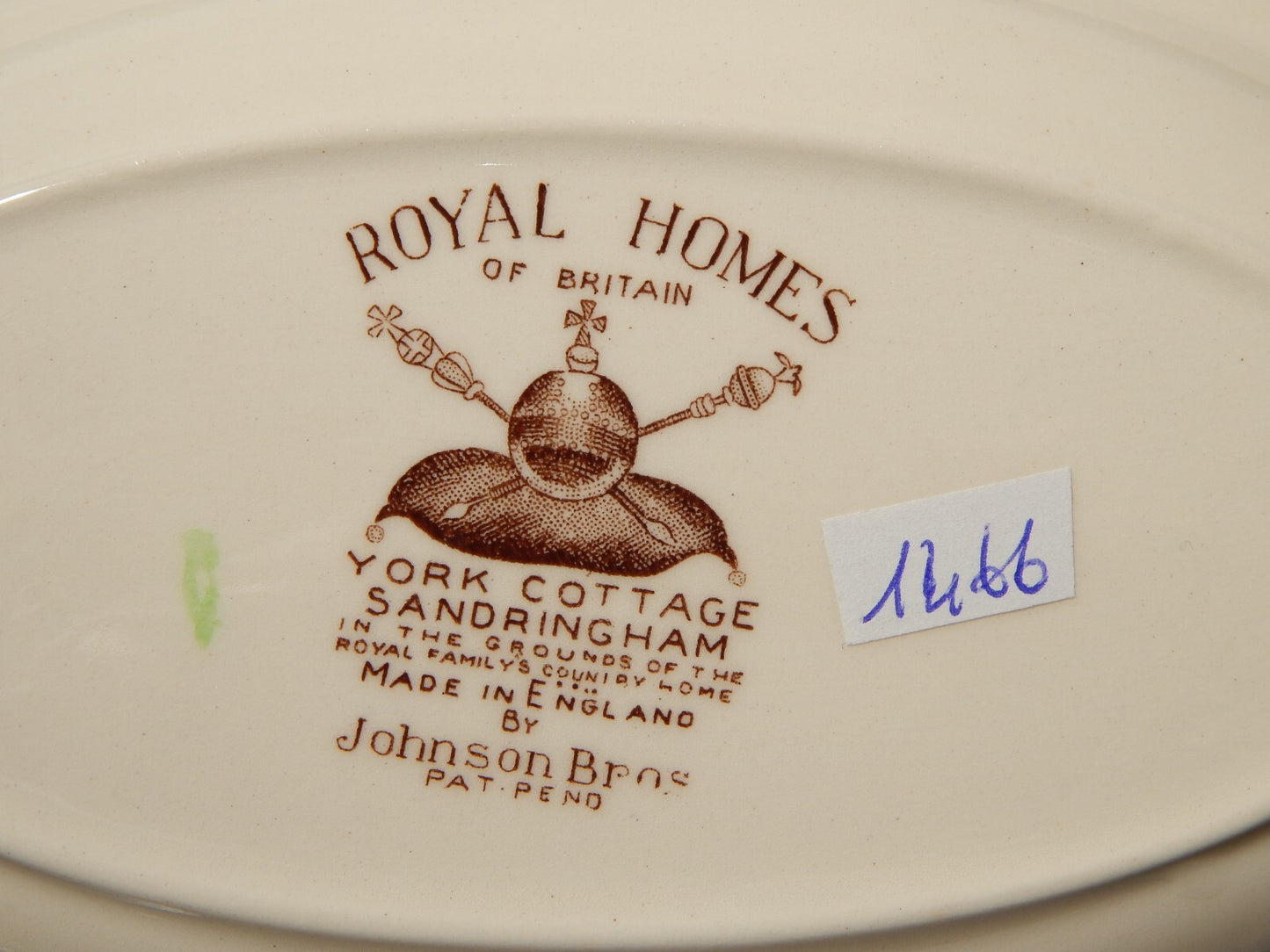 ANTICA RAVIERA PORCELLANA JOHNSON BROS ROYAL HOMES OF BRITAIN YORK COTTAGE