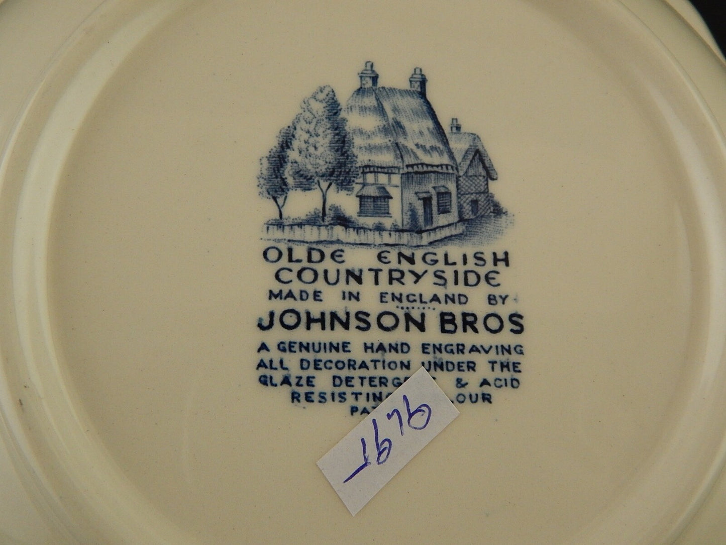 ANTICA INSALATIERA FRUTTIERA SEMI PORCELLANA JOHNSON B. OLDE ENGLISH COUNTRYSIDE