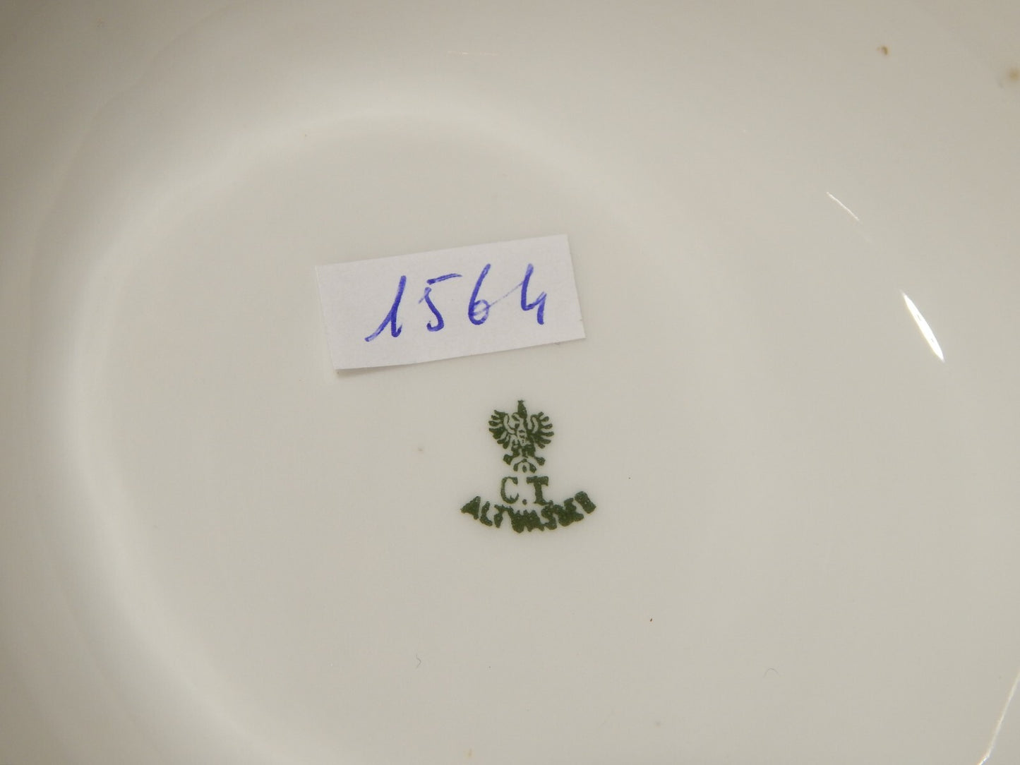 ANTICA PORCELLANA ZUPPIERA CENTROTAVOLA IMPERO CARL TIELSCH ALTWASSER FINE 800