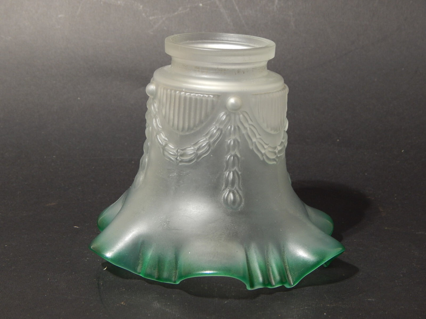 ANTICO PRIMO 900 VETRO TULIP PARALUME PER APPLIQUE O LAMPADA STILE IMPERO