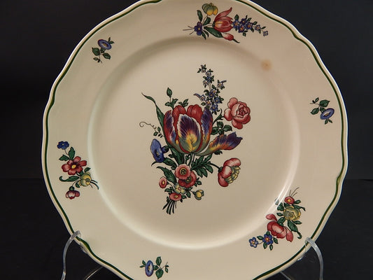 VINTAGE RARO PIATTO CERAMICA VECCHIA STRASBURGO VILLEROY&BOCH #1117