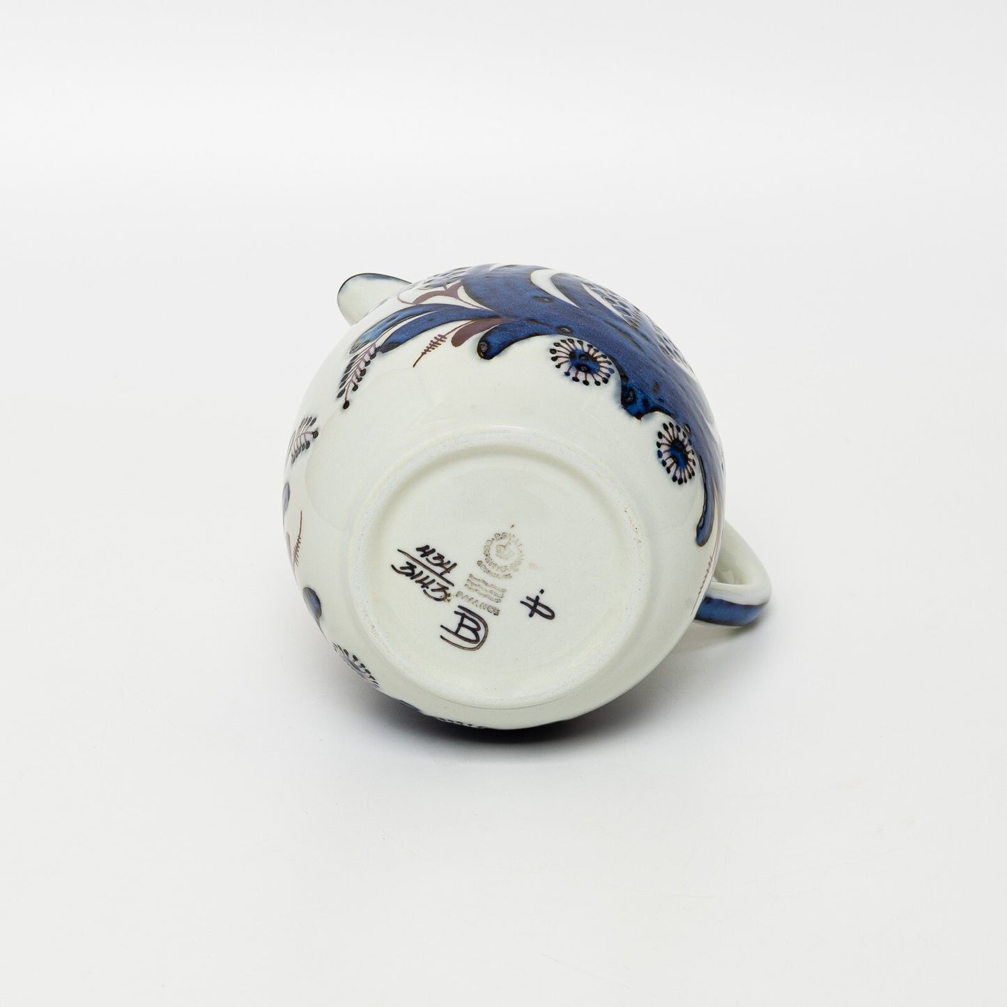 RARA BROCCA CERAMICA ROYAL COPENHAGEN COLLEZIONE TENERA FAJANCE CM 12 ML 500