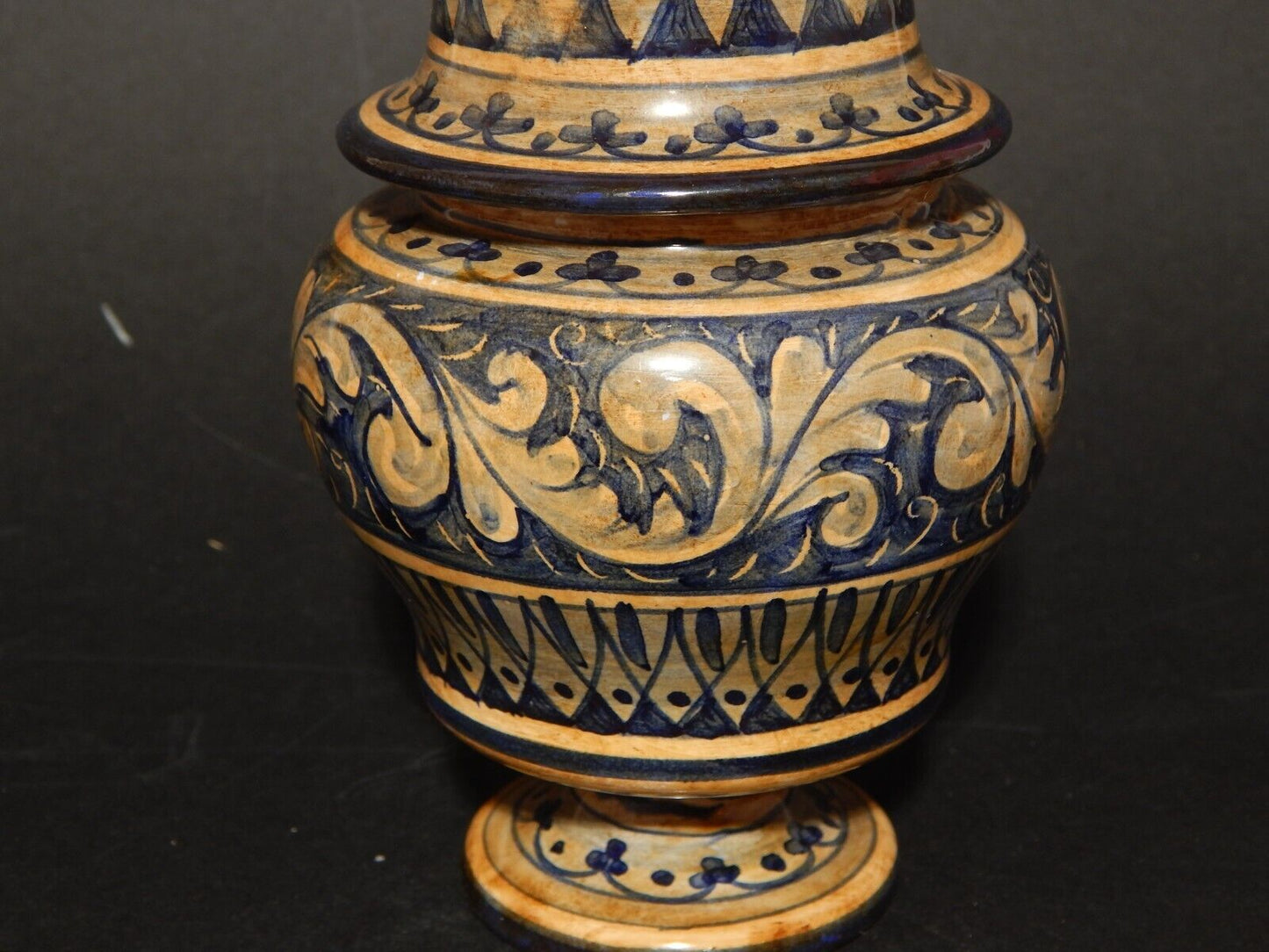 VINTAGE ALBARELLO VASO FARMACIA CERAMICA BOTTEGA BIAGIOLI GUBBIO