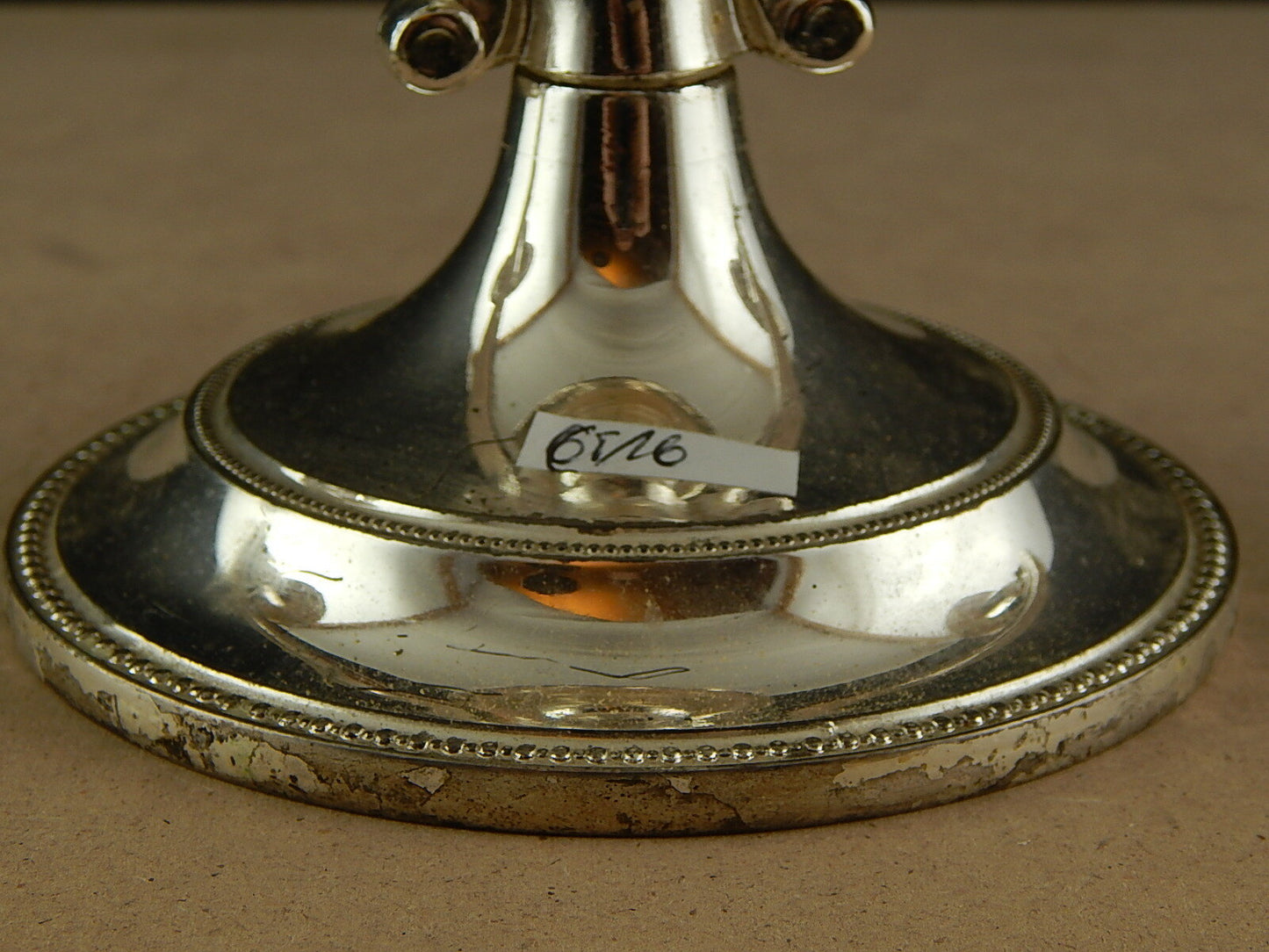 VINTAGE CANDELABRO CANDELIERE BAGNO ARGENTO SILVER PLATE TRE FUOCHI