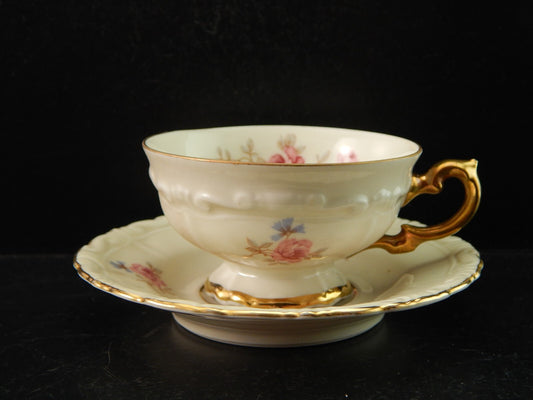 ROCAILLE SET 6 TAZZINE CAFFE' PORCELLANA VOHENSTRAUSS BAVARIA JOHANN SELTMANN