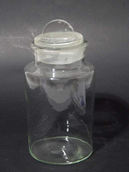 ANTICO VASO ALBARELLO VETRO SOFFIATO ALTARE FARMACIA DROGHERIA A434