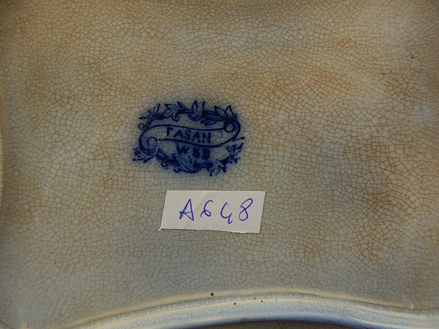 ANTICO PRIMO 800 VASSOIO PORCELLANA VILLEROY&BOCH DECORO BLUE FLOW FASAN W&B 648