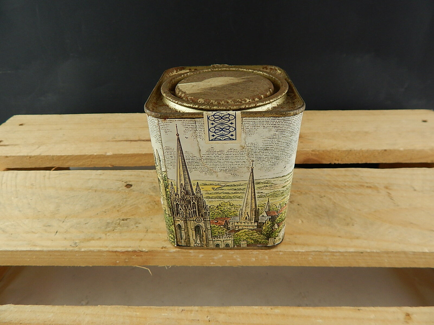 COLLEZIONE VINTAGE ORIGINALE SCATOLA DI LATTA TE' WHITTARD PUBBLICITARIA