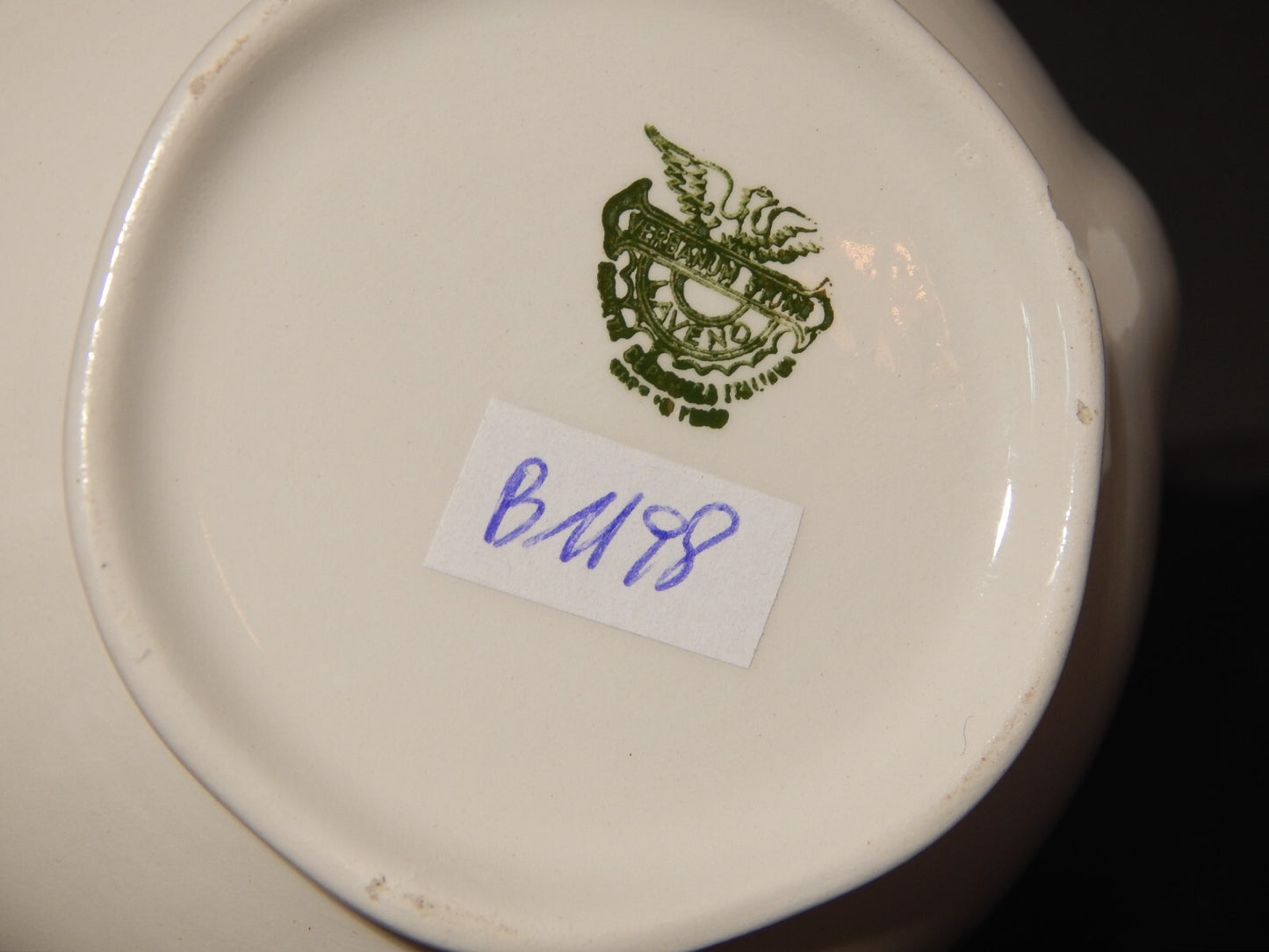 MODERNARIATO LATTIERA SOCIETA' CERAMICA ITALIANA LAVENO DECORO FIORI DI PESCO