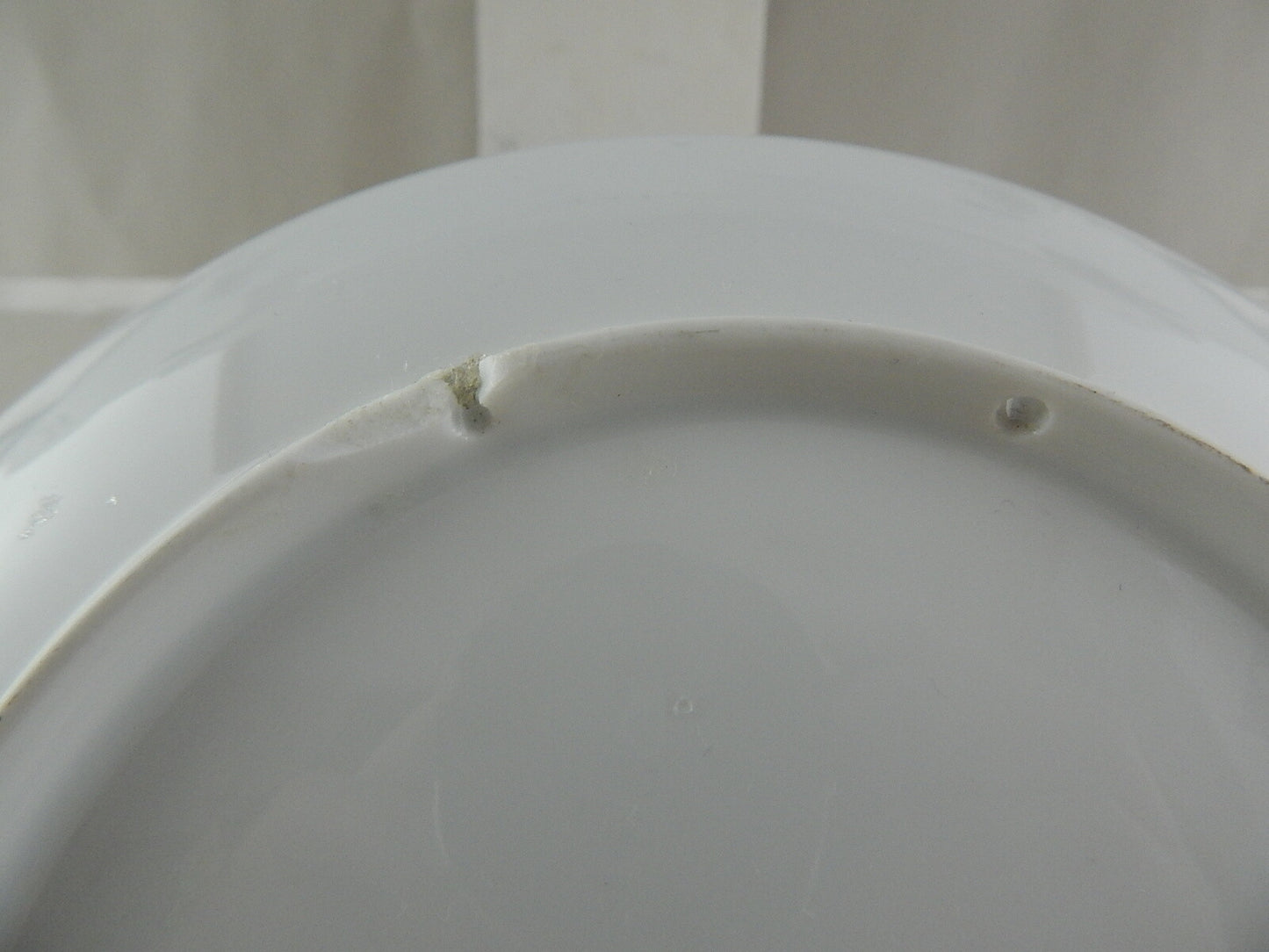 ROYAL COPENHAGEN PIATTO DI NATALE 2007 ORIGINALE PORCELLANA BLU DIFETTO