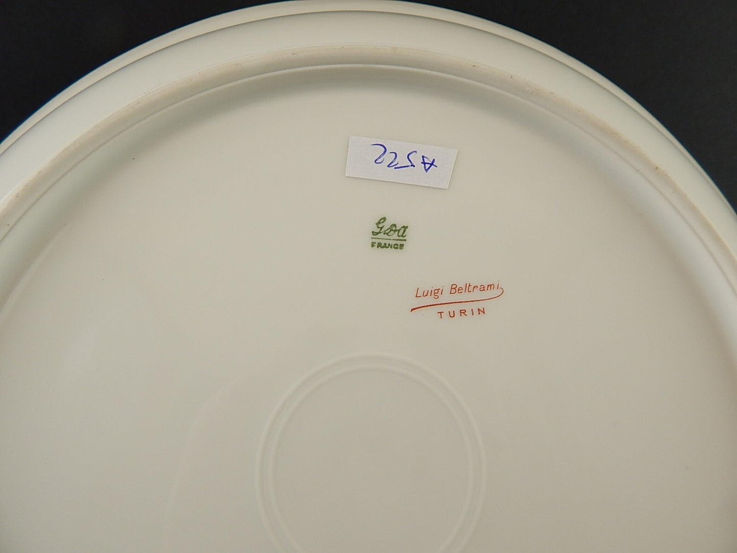 ANTICA INSALATIERA CIOTOLA PORCELLANA LIBERTY GDA LIMOGES GHIRLANDE DI ROSE