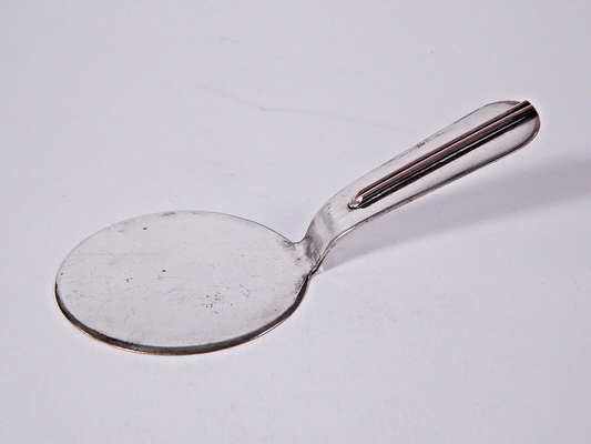ANTICA PALETTA ROTONDA DOLCE ARGENTO SILVER PLATE PRIMI 1900 CAKE SLICE