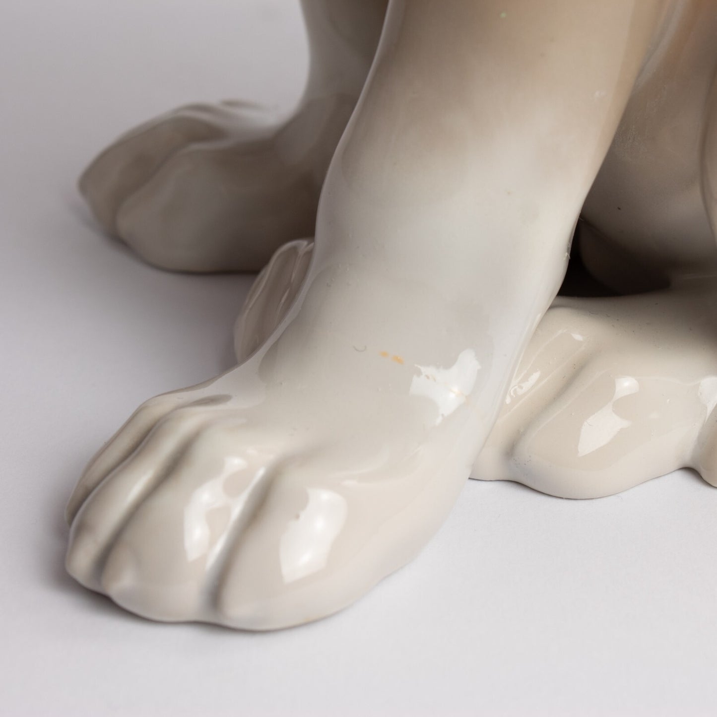 RARA STATUINA PORCELLANA ROYAL COPENHAGEN "Cucciolo di Labrador Bob" RESTAURATA