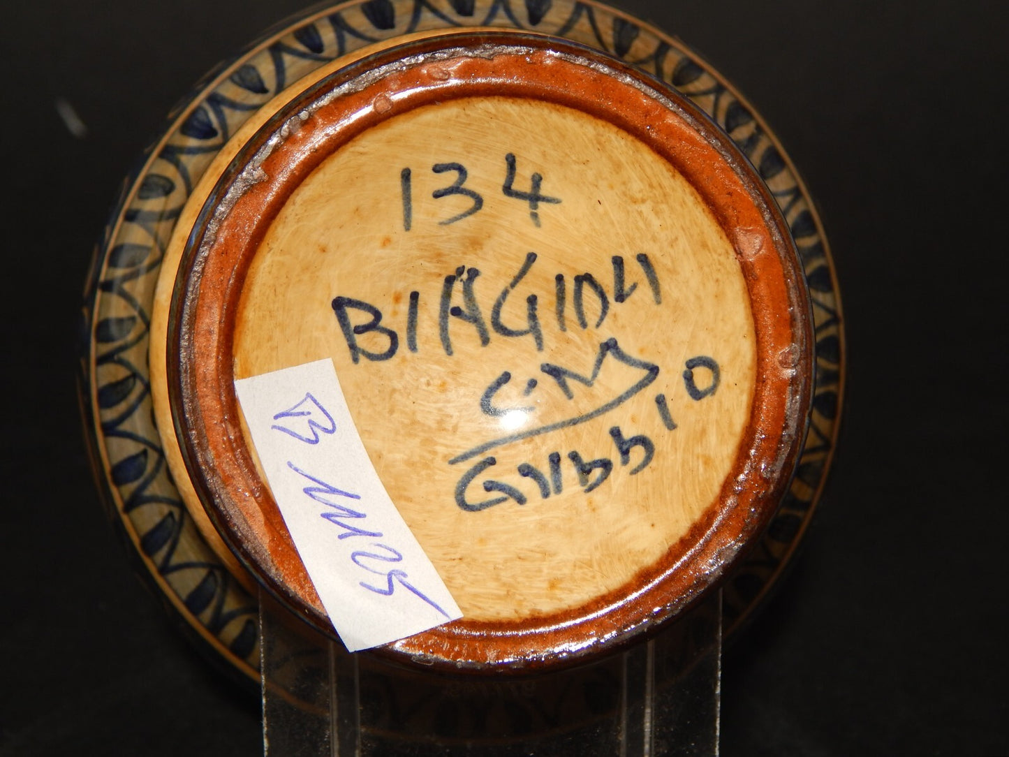 VINTAGE ALBARELLO VASO FARMACIA CERAMICA BOTTEGA BIAGIOLI GUBBIO