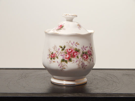 PREZIOSA PORCELLANA ROYAL ALBERT VINTAGE ZUCCHERIERA DECORO LAVENDER ROSE