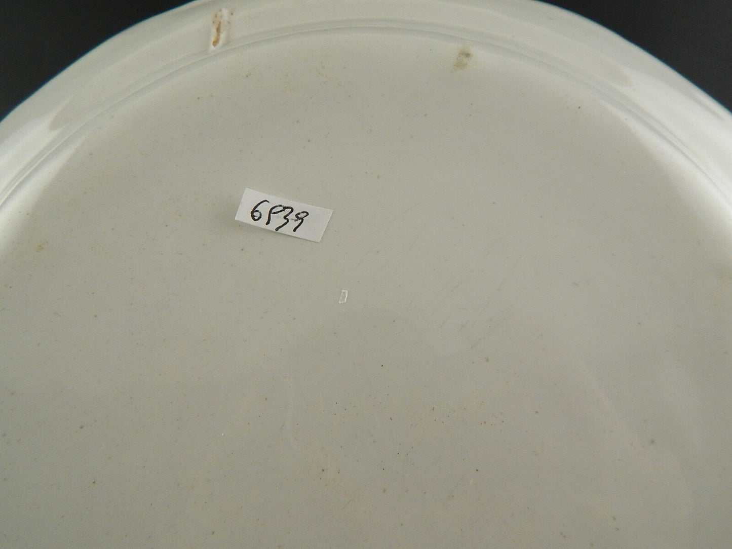 ANTICO 800 PIATTO CERAMICA MAIOLICA FIORI DIPINTI POLICROMI COLLEZIONE #6939