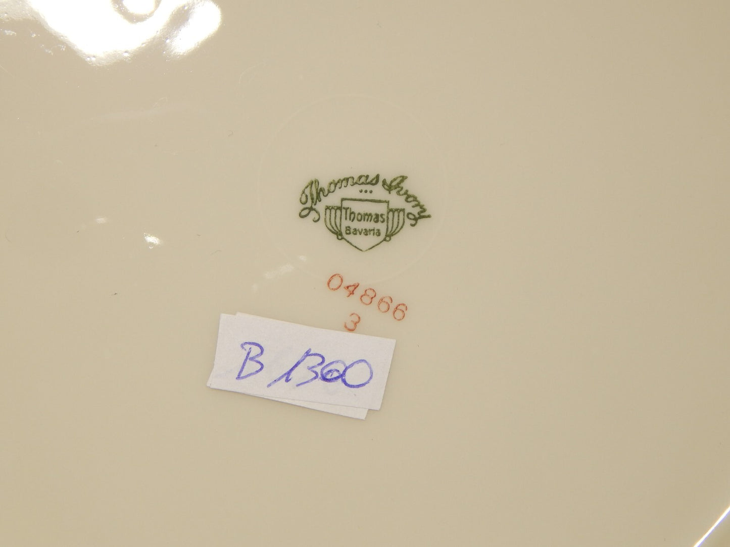 ANTICO SET 4 PIATTI PIANI PREZIOSA PORCELLANA ROSENTHAL THOMAS IVORY BAVARIA