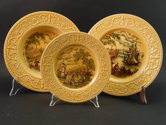 VINTAGE SERVIZIO 18 PIATTI ROYAL STAFFORDSHIRE CERAMICS ENGLAND SAFE HARBOUR