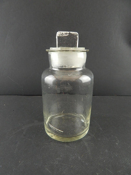 ANTICO VASO ALBARELLO VETRO SOFFIATO ALTARE FARMACIA DROGHERIA A148