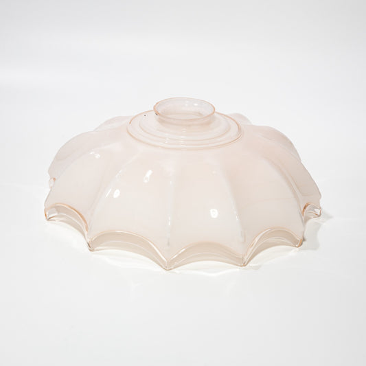 ANTICO EPOCA LIBERTY VETRO OPALINO ROSA PER LAMPADARIO