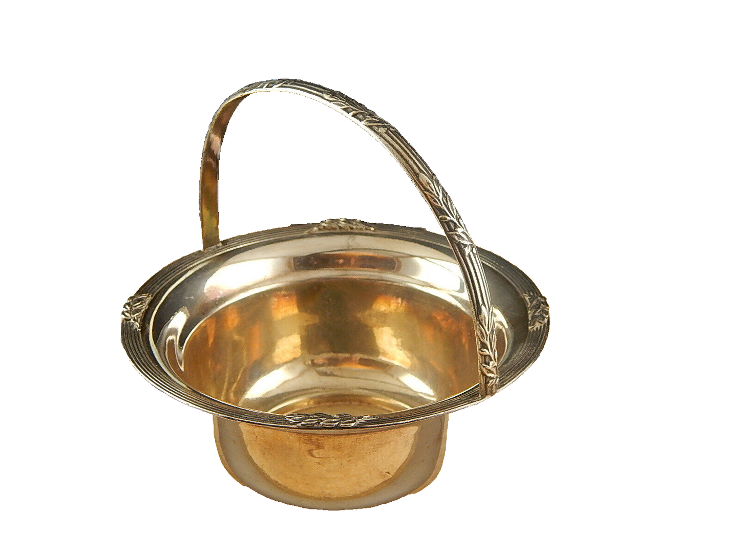 VINTAGE CESTINO SVUOTA TASCHE PORTA CIOCCOLATINI IN SHEFFIELD SILVER PLATED