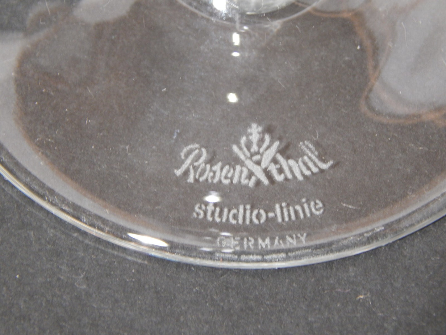 ELEGANTE SET 1 CALICE ACQUA 1 CALICE VINO CRISTALLO ROSENTHAL STUDIO LINIE TULIP
