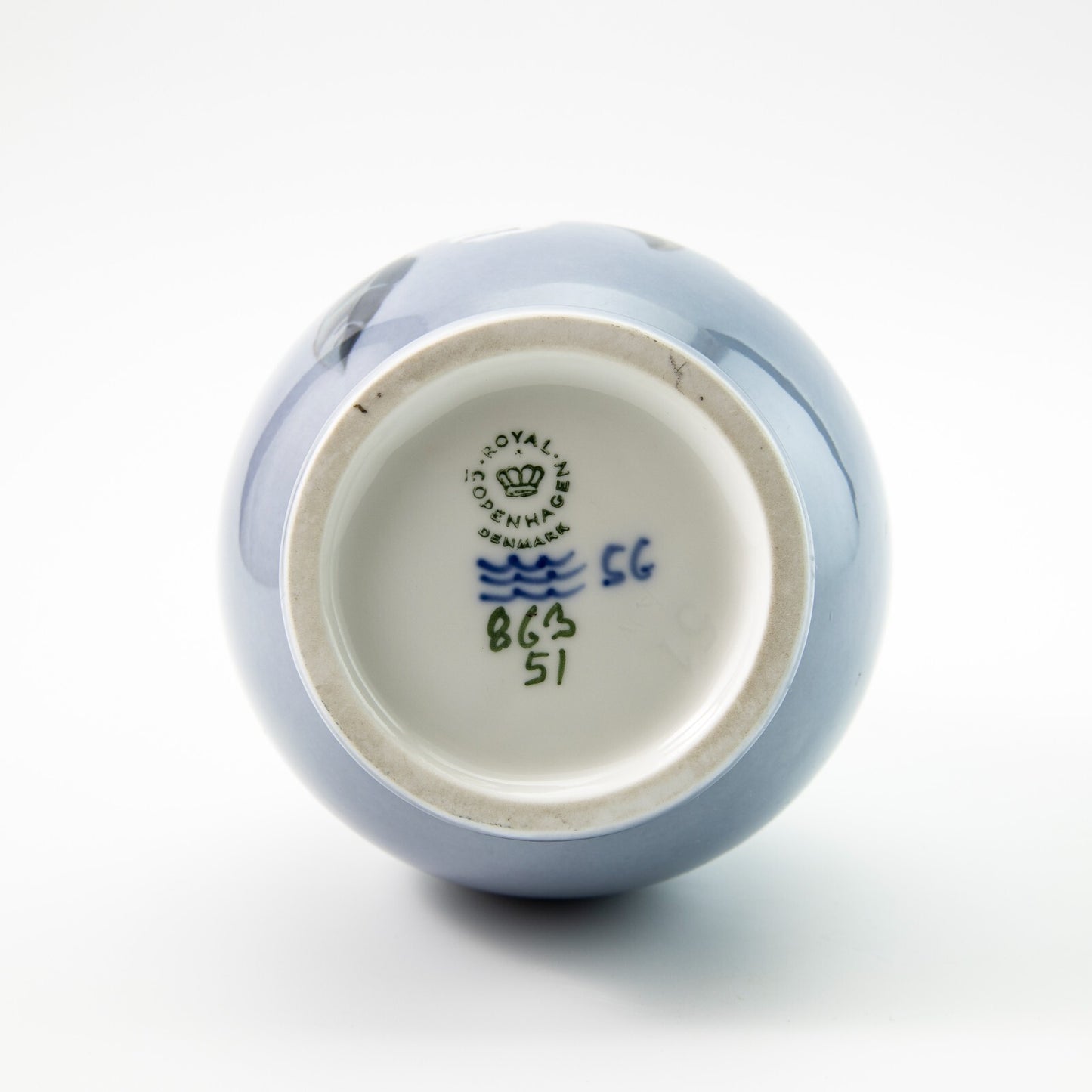 VASO PORCELLANA ROYAL COPENHAGEN "Fiori di Melo" ORIGINALE COD 863/51 CM 22