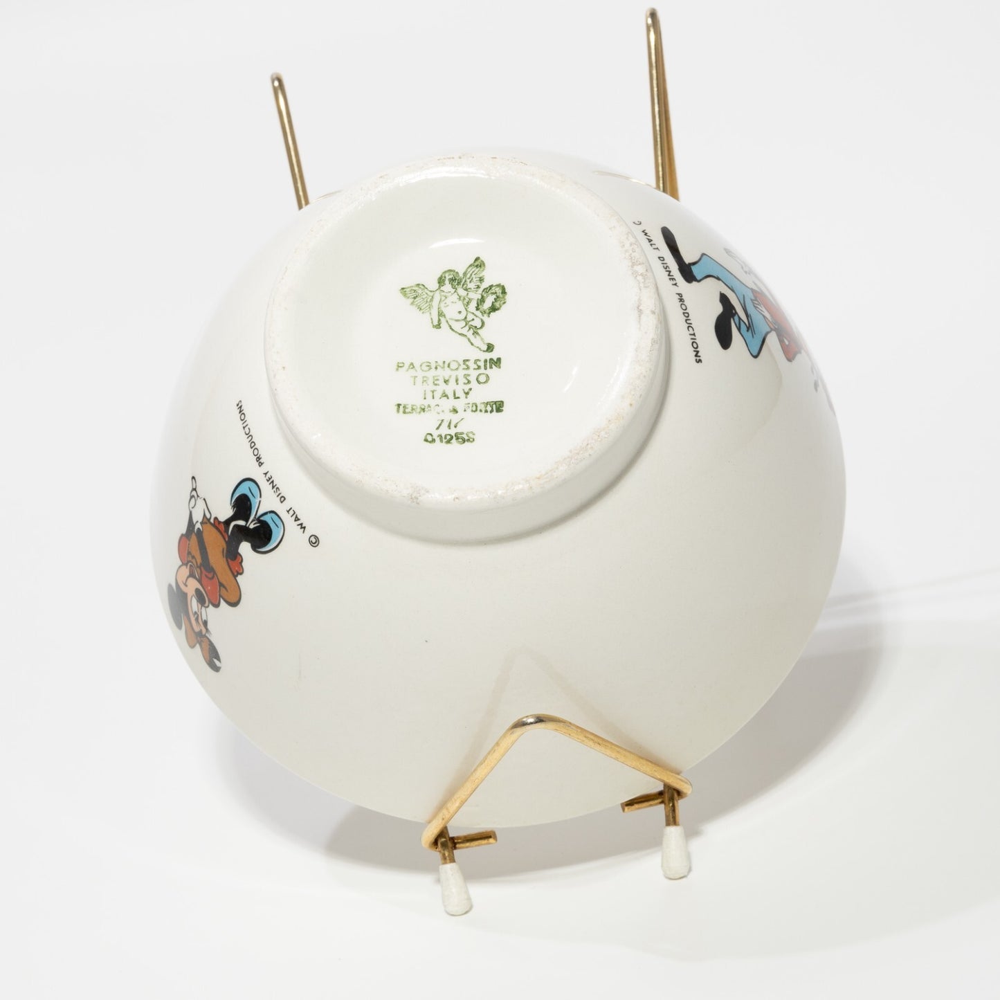 VINTAGE SCODELLA CERAMICA PAGNOSSIN TREVISO DISEGNI WALT DISNEY