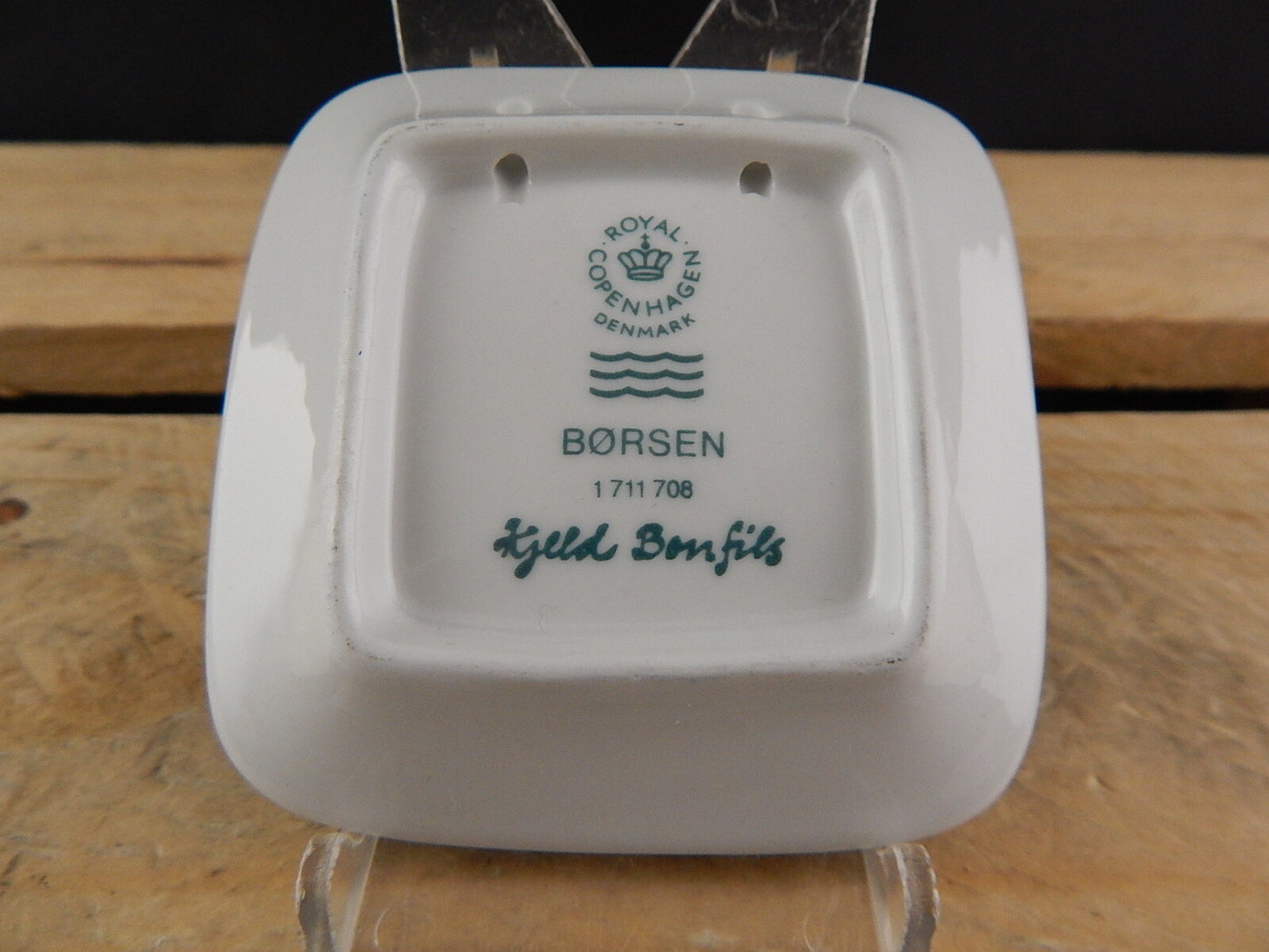 ROYAL COPENHAGEN BING&GRONDAHL PLAQUETTE PORCELLANA BORSEN COPENHAGEN
