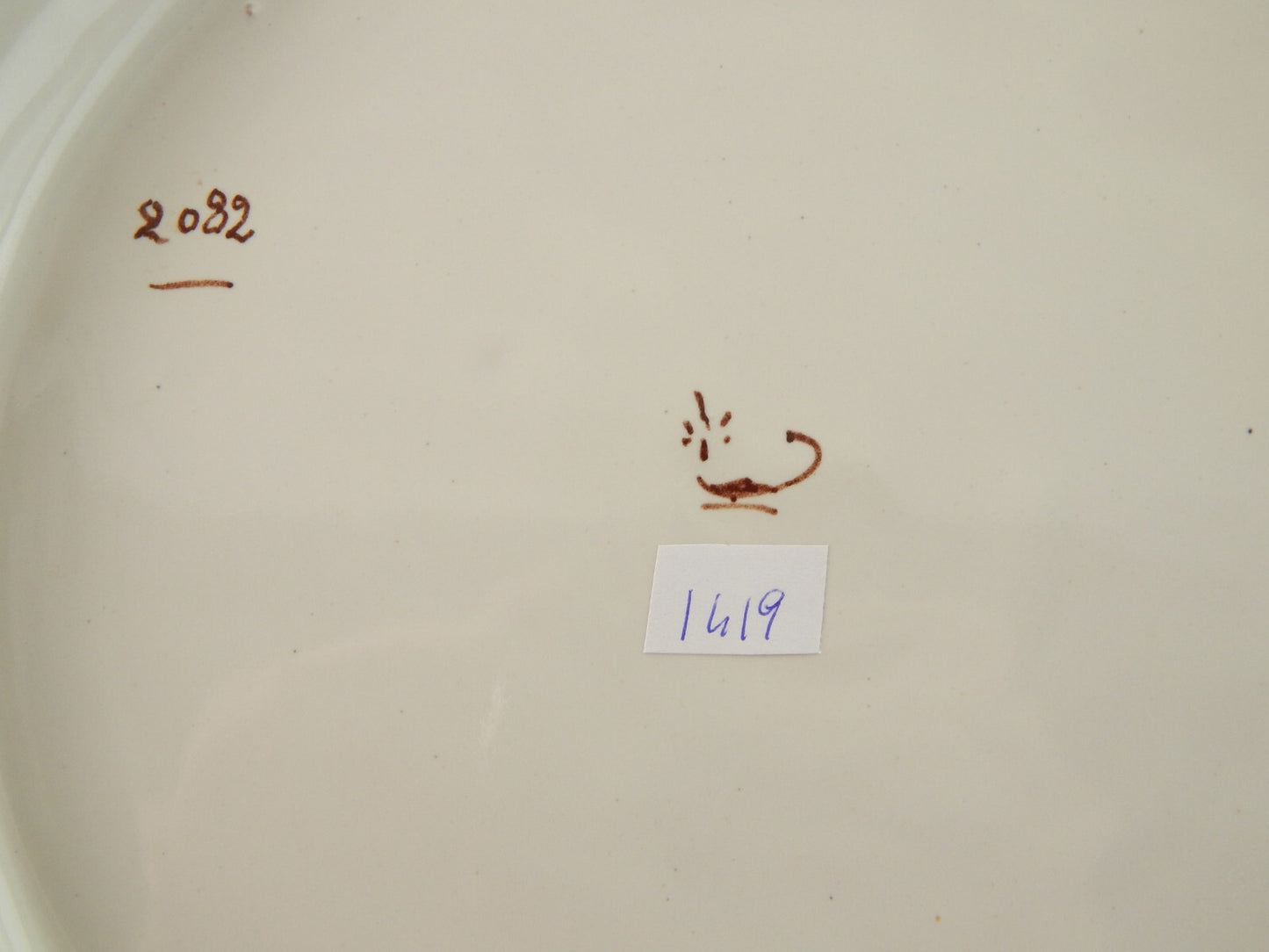 ANTICO RARO PREZIOSO PIATTO PARATA CERAMICA ALBISOLA LA CASA DELL'ARTE PRIMO 900