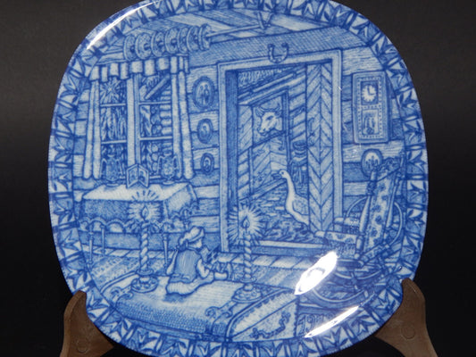 RORSTRAND PIATTO PORCELLANA NATALE 1973 PORCELAIN CHRISTMAS PLATE COLLEZIONE