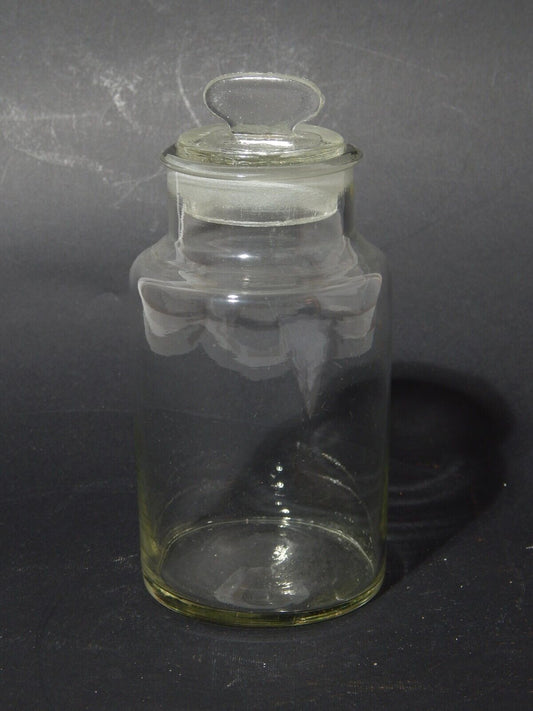 ANTICO VASO ALBARELLO VETRO SOFFIATO ALTARE FARMACIA DROGHERIA A432