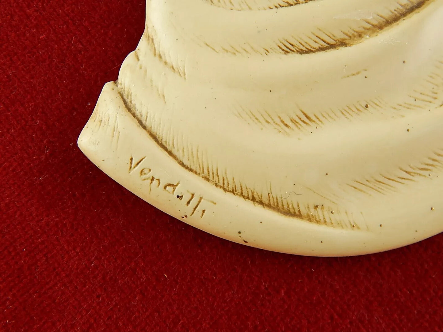 VINTAGE BASSO RILIEVO FIRMATA VENDITTI ISPIRATA A MADONNA DEL RIPOSO