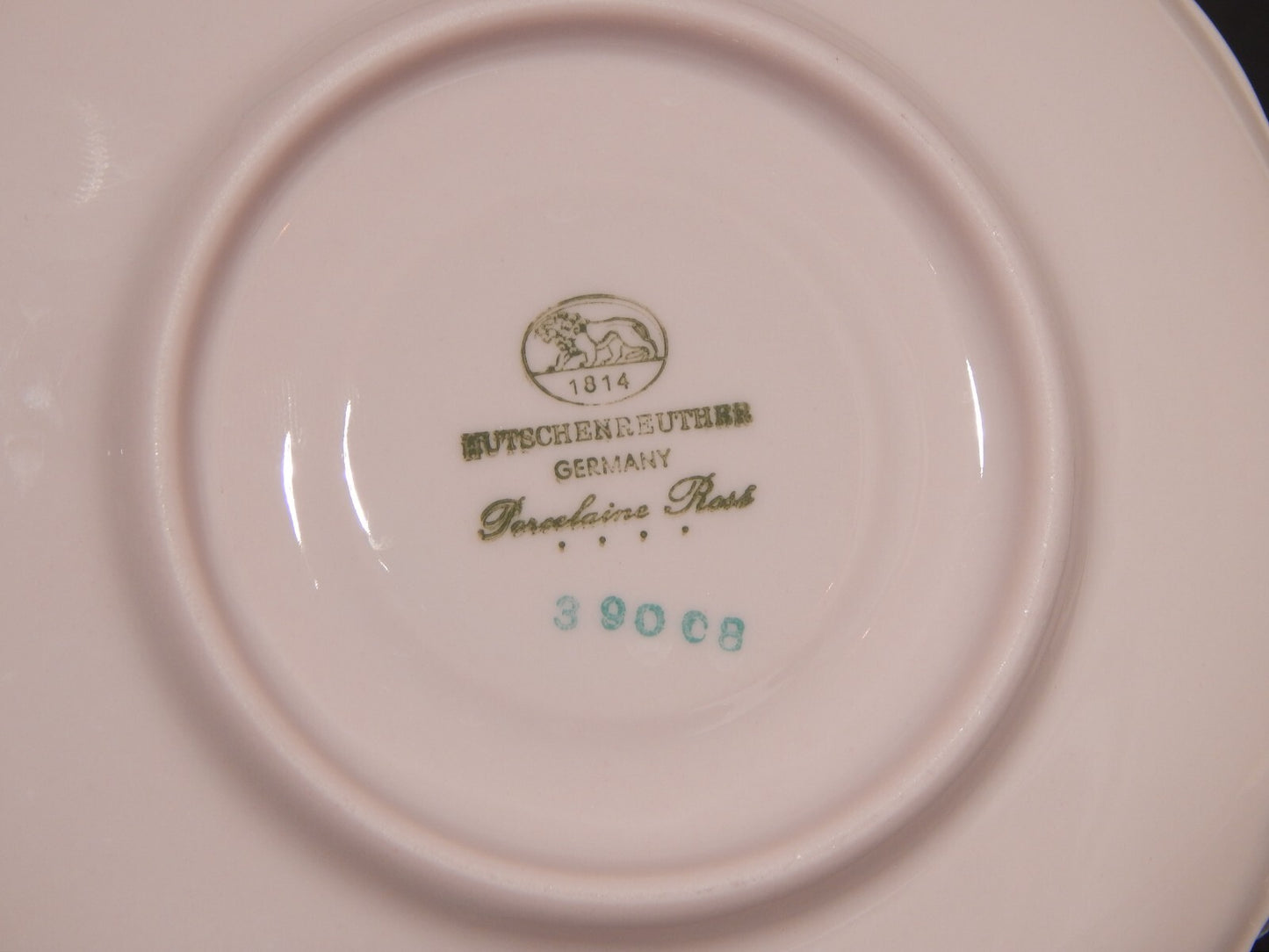 PREZIOSO SERVIZIO DA TÈ PORCELLANA HUTSCHENREUTHER PORCELAINE ROSE ROSA ANTICO