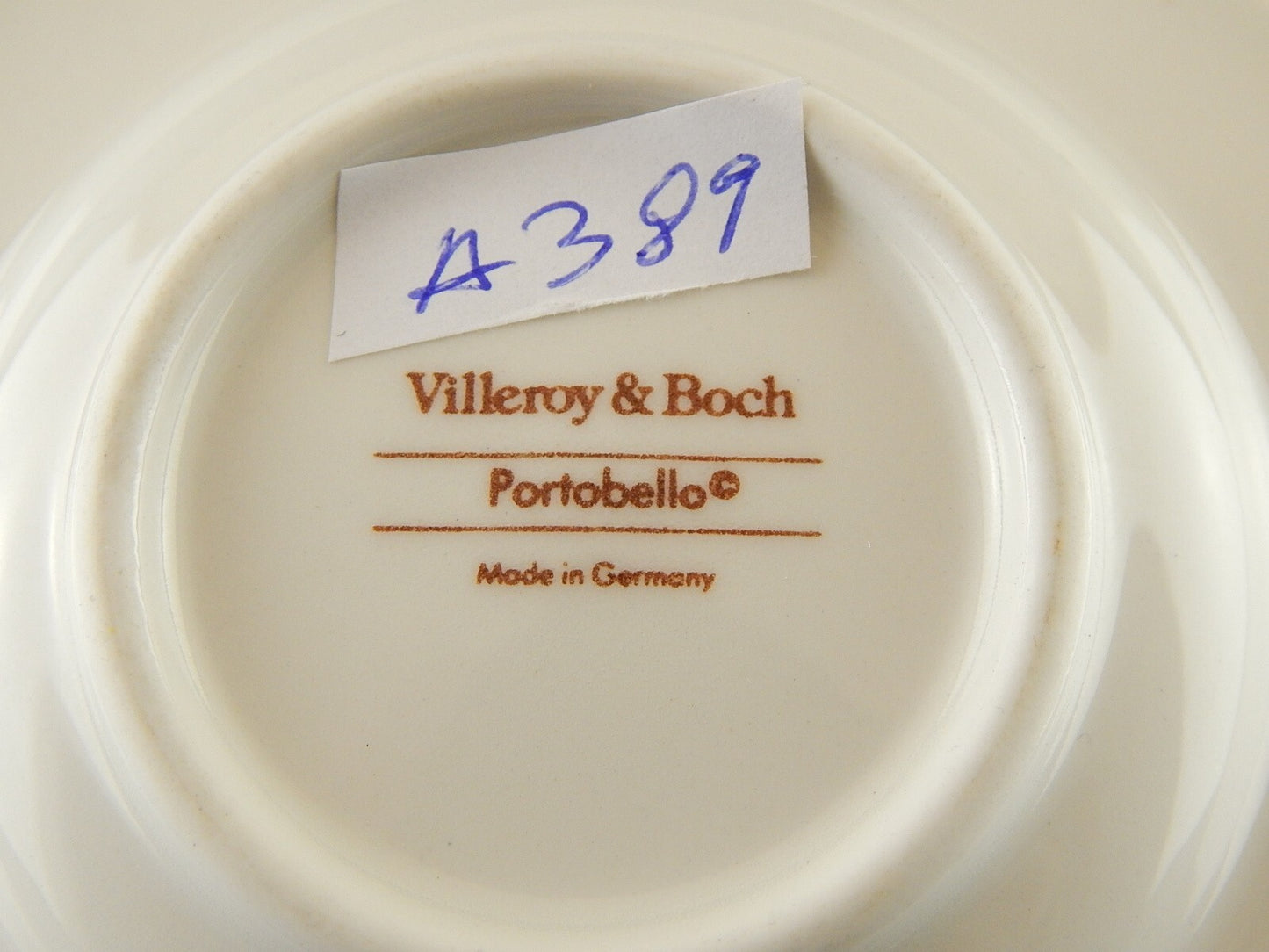 VINTAGE POSA CENERE PORCELLANA VILLEROY&BOCH PORTOBELLO