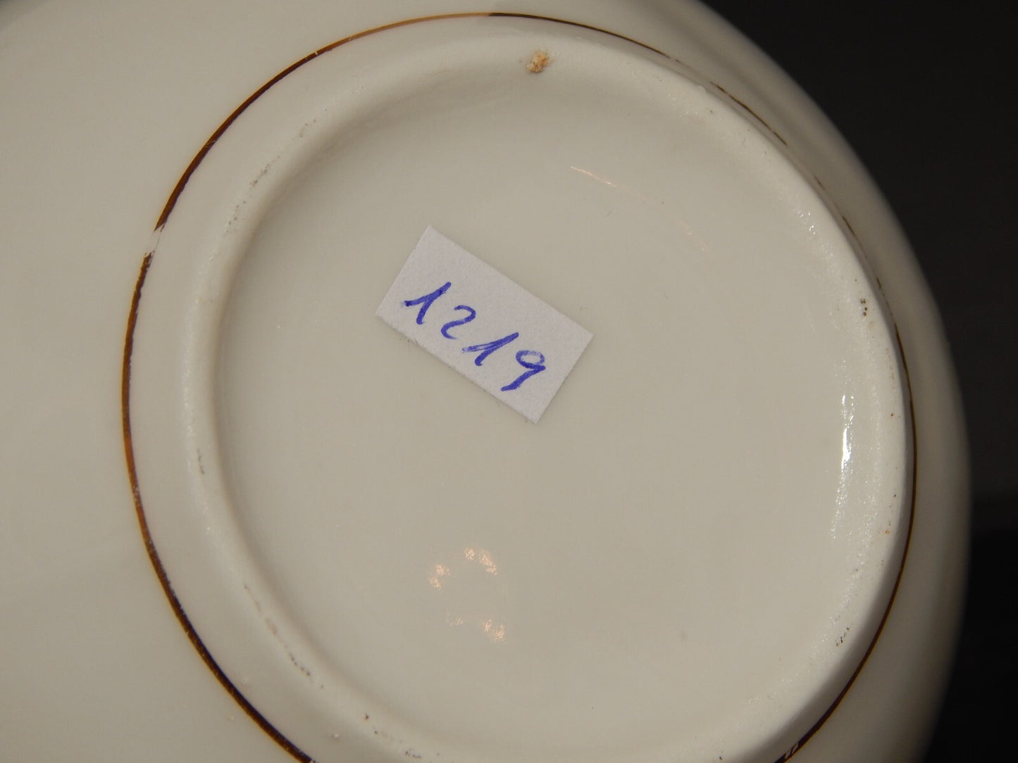 ANTICA RARA LATTIERA BRICCO PORCELLANA VECCHIO PARIGI FINE 800 SECONDO IMPERO