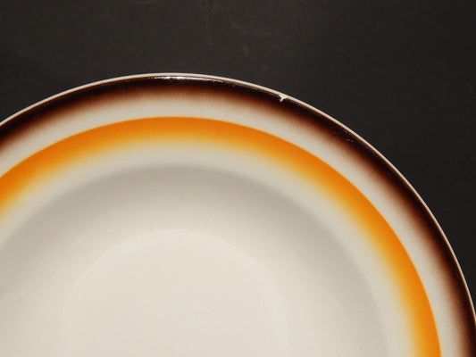 ART DECO FUTURISTA PIATTO FONDO CERAMICA GALVANI PORDENONE SIMONETTO