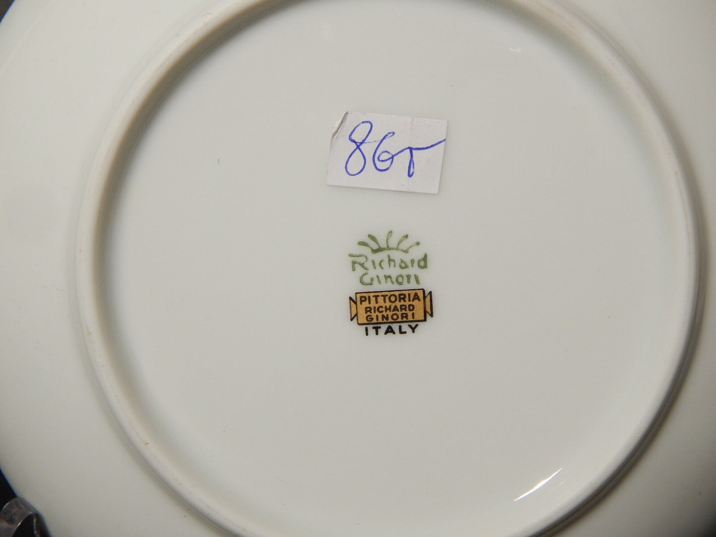 PREZIOSA RICHARD GINORI PITTORIA TAZZA CIOCCOLATA PORCELLANA DECORO FLOREALE