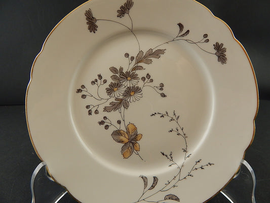 ANTICO PIATTO PORCELLANA GINORI DOCCIA DEL 1926 DECORATO A MANO DIFETTO